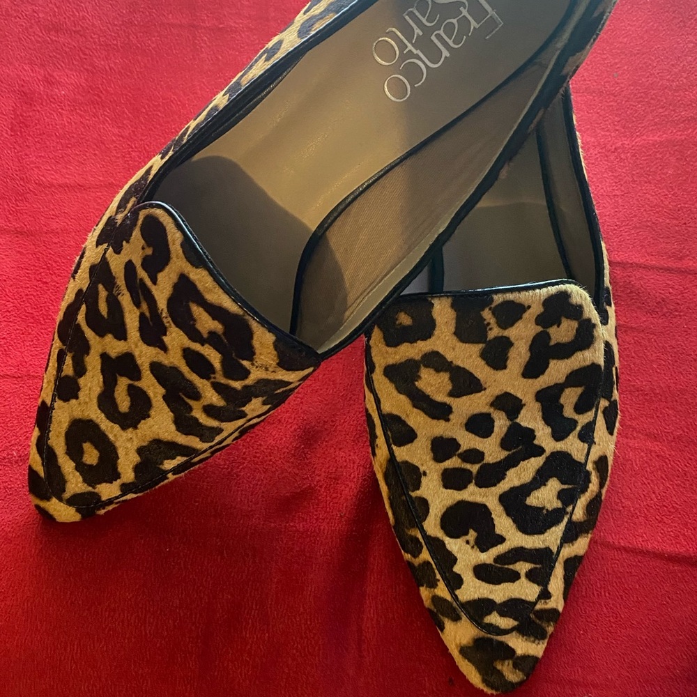 Franco Sarto Leopard Loafer